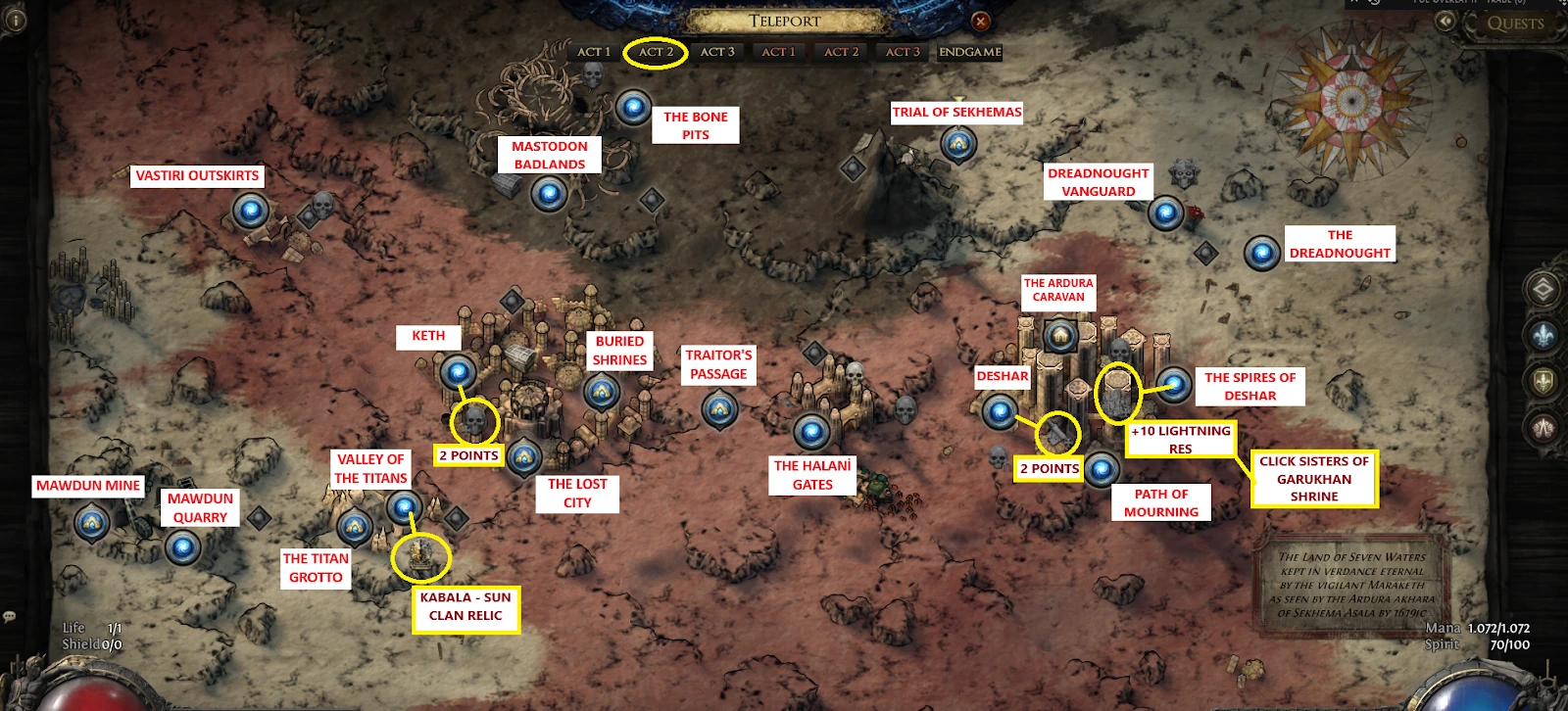 Act 2 - Main Route
