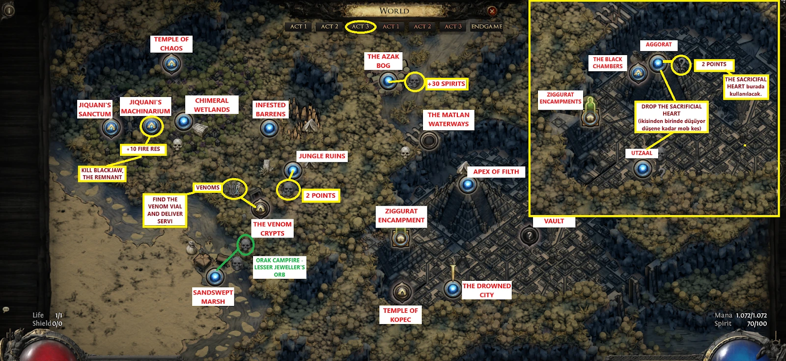Act 3 - Main Route